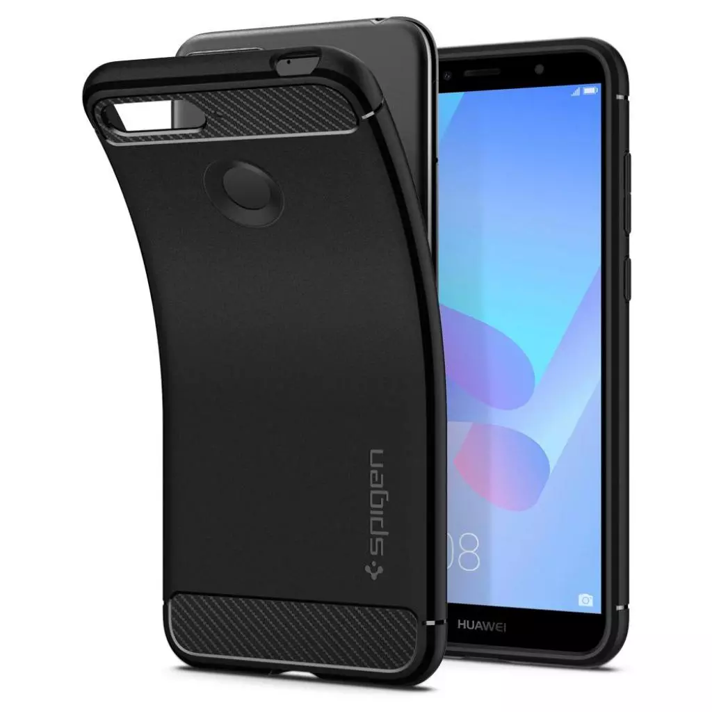 Чехол для моб. телефона Spigen HUAWEI Y6 Prime 2018/Enjoy 8e Rugged Armor Black (L30CS24128) - 3