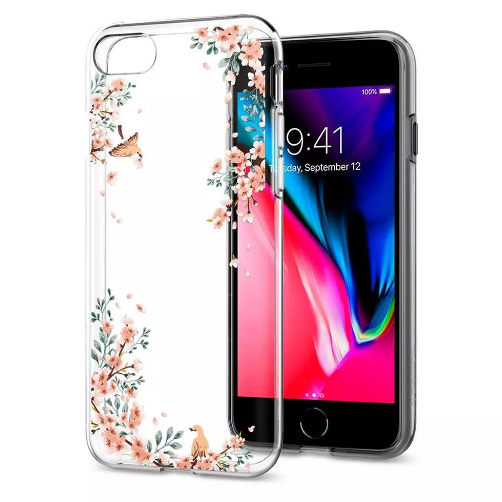 Чехол для моб. телефона Spigen iPhone 8/7 Liquid Crystal Blossom Nature (054CS22290) - 3 Чехол для моб. телефона Spigen iPhone 8/7 Liquid Crystal Blossom Nature (054CS22290) - 3