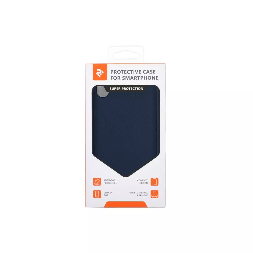 Чехол для моб. телефона 2E Apple iPhone XS Max, Snap, Navy blue (2E-IPH-XSM-TKSPNB) - 2 Чехол для моб. телефона 2E Apple iPhone XS Max, Snap, Navy blue (2E-IPH-XSM-TKSPNB) - 2