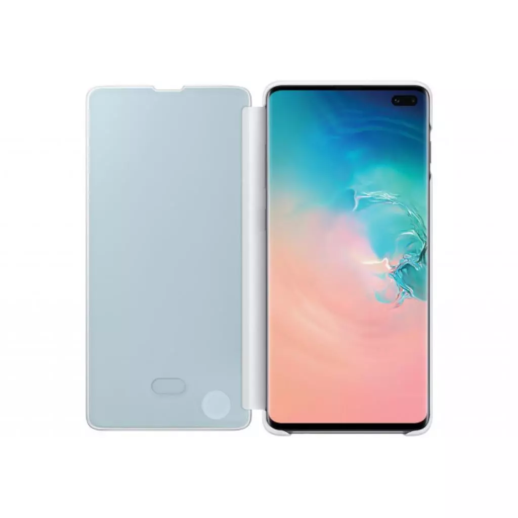 Чехол для моб. телефона Samsung Galaxy S10+ (G975) Clear View Cover White (EF-ZG975CWEGRU) - 1 Чехол для моб. телефона Samsung Galaxy S10+ (G975) Clear View Cover White (EF-ZG975CWEGRU) - 1