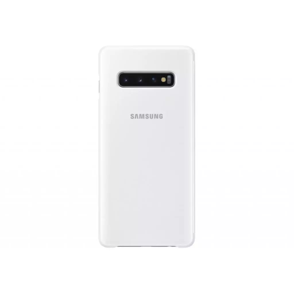 Чехол для моб. телефона Samsung Galaxy S10+ (G975) Clear View Cover White (EF-ZG975CWEGRU) - 3 Чехол для моб. телефона Samsung Galaxy S10+ (G975) Clear View Cover White (EF-ZG975CWEGRU) - 3