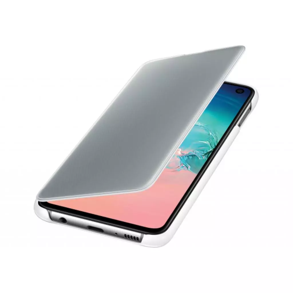 Чехол для моб. телефона Samsung Galaxy S10e (G970) Clear View Cover White (EF-ZG970CWEGRU) - 3 Чехол для моб. телефона Samsung Galaxy S10e (G970) Clear View Cover White (EF-ZG970CWEGRU) - 3