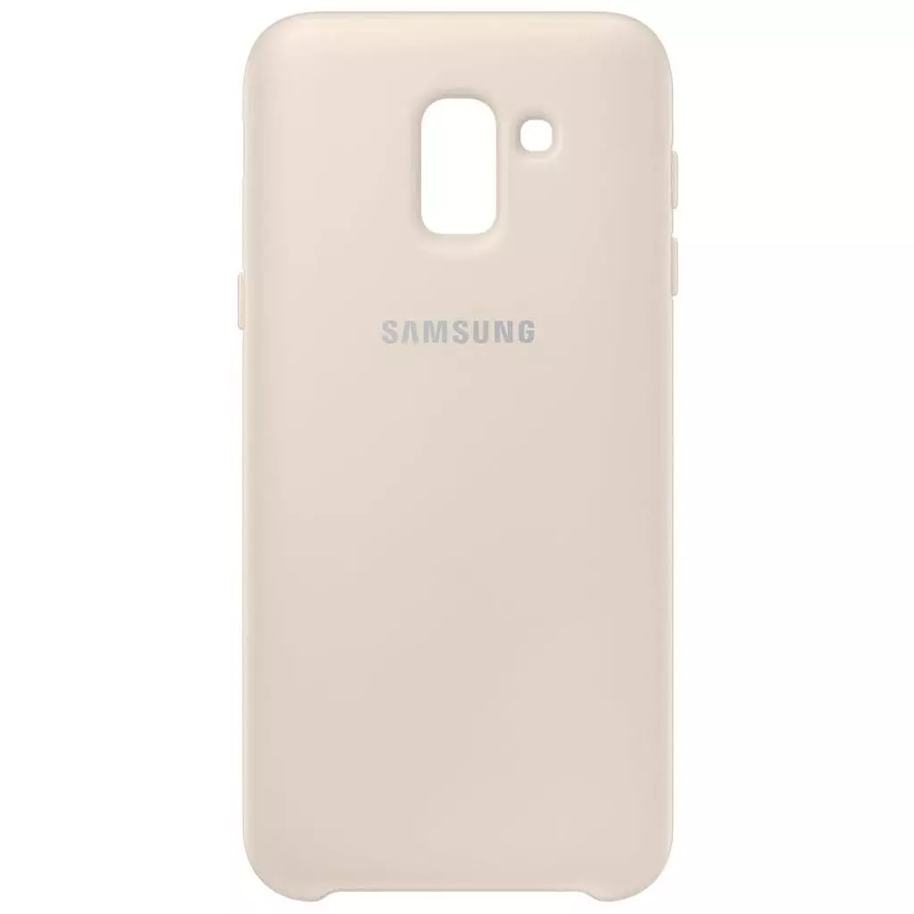 Чехол для моб. телефона Samsung Galaxy J6 (J600) Dual Layer Cover Gold (EF-PJ600CFEGRU)