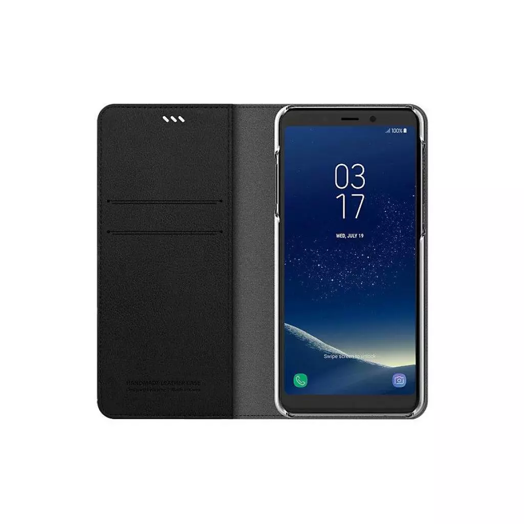 Чехол для моб. телефона Samsung Galaxy A8 2018 (A530) Flip Wallet Leather Cover Black (GP-A530KDCFAAA) - 1 Чехол для моб. телефона Samsung Galaxy A8 2018 (A530) Flip Wallet Leather Cover Black (GP-A530KDCFAAA) - 1