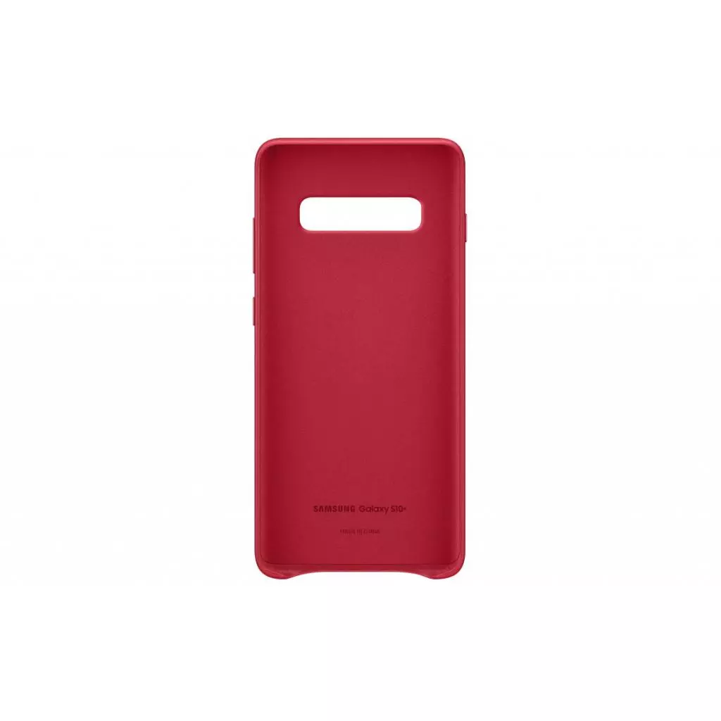 Чехол для моб. телефона Samsung Galaxy S10+ (G975) Leather Cover Red (EF-VG975LREGRU) - 1 Чехол для моб. телефона Samsung Galaxy S10+ (G975) Leather Cover Red (EF-VG975LREGRU) - 1