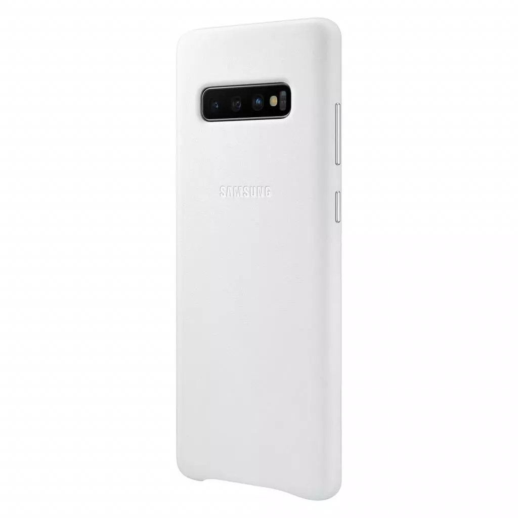 Чехол для моб. телефона Samsung Galaxy S10+ (G975) Leather Cover White (EF-VG975LWEGRU) - 1 Чехол для моб. телефона Samsung Galaxy S10+ (G975) Leather Cover White (EF-VG975LWEGRU) - 1