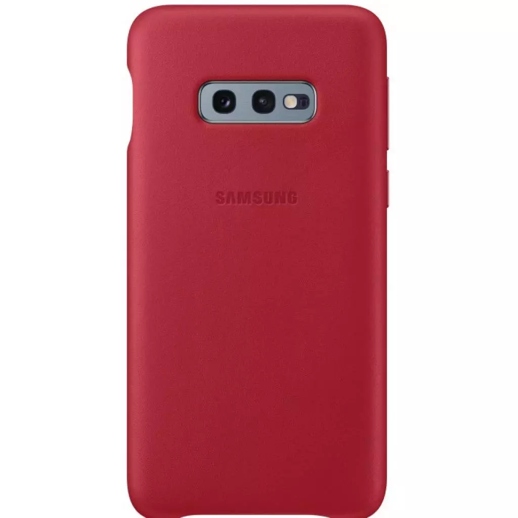 Чехол для моб. телефона Samsung Galaxy S10e (G970) Leather Cover Red (EF-VG970LREGRU)