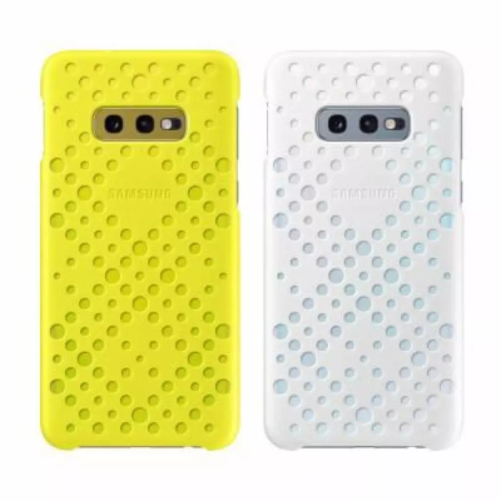 Чехол для моб. телефона Samsung Galaxy S10e (G970) Pattern Cover White&Yellow (EF-XG970CWEGRU)