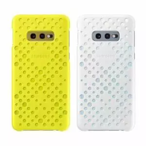 Чехол для моб. телефона Samsung Galaxy S10e (G970) Pattern Cover White&Yellow (EF-XG970CWEGRU)