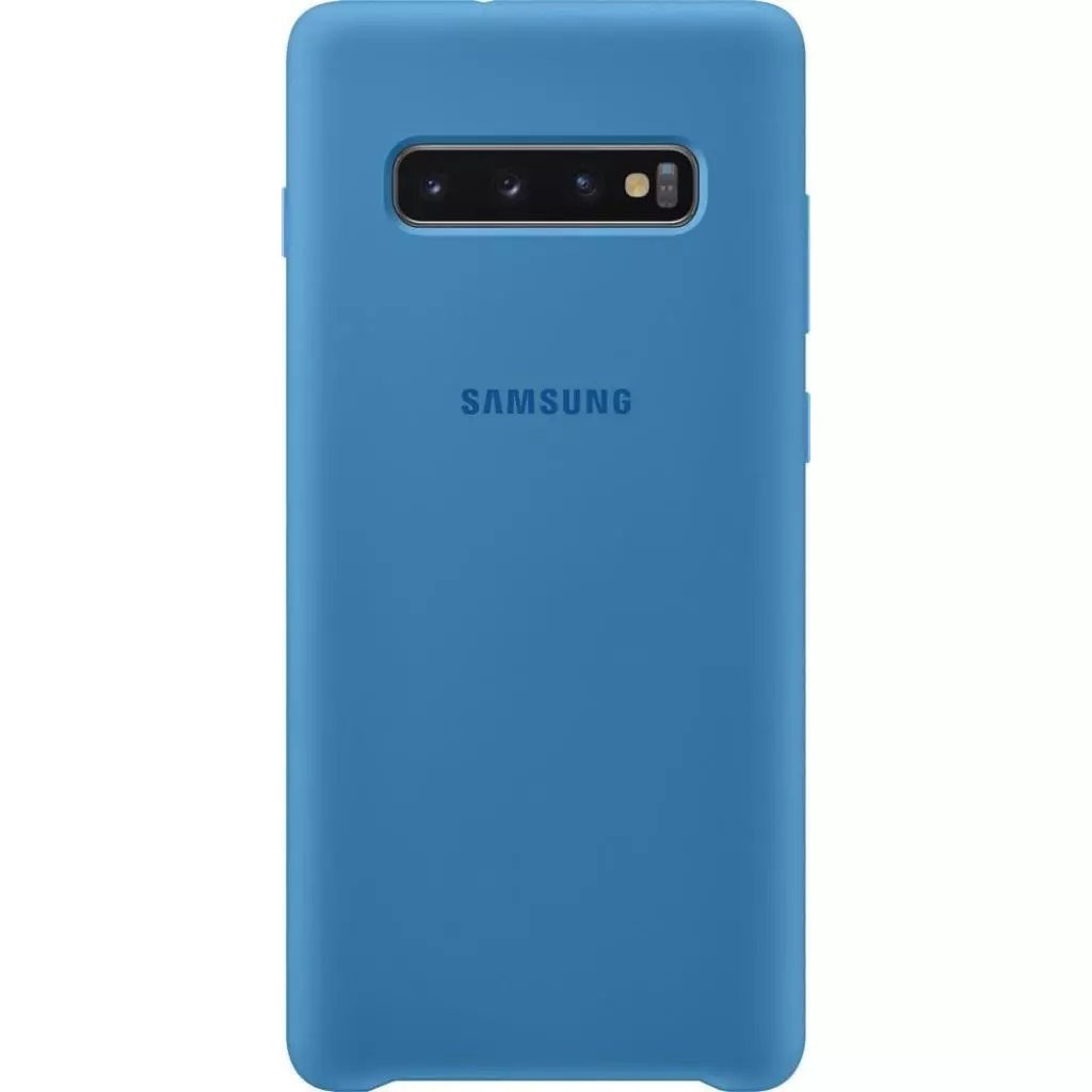 Чехол для моб. телефона Samsung Galaxy S10+ (G975) Silicone Cover Blue (EF-PG975TLEGRU)
