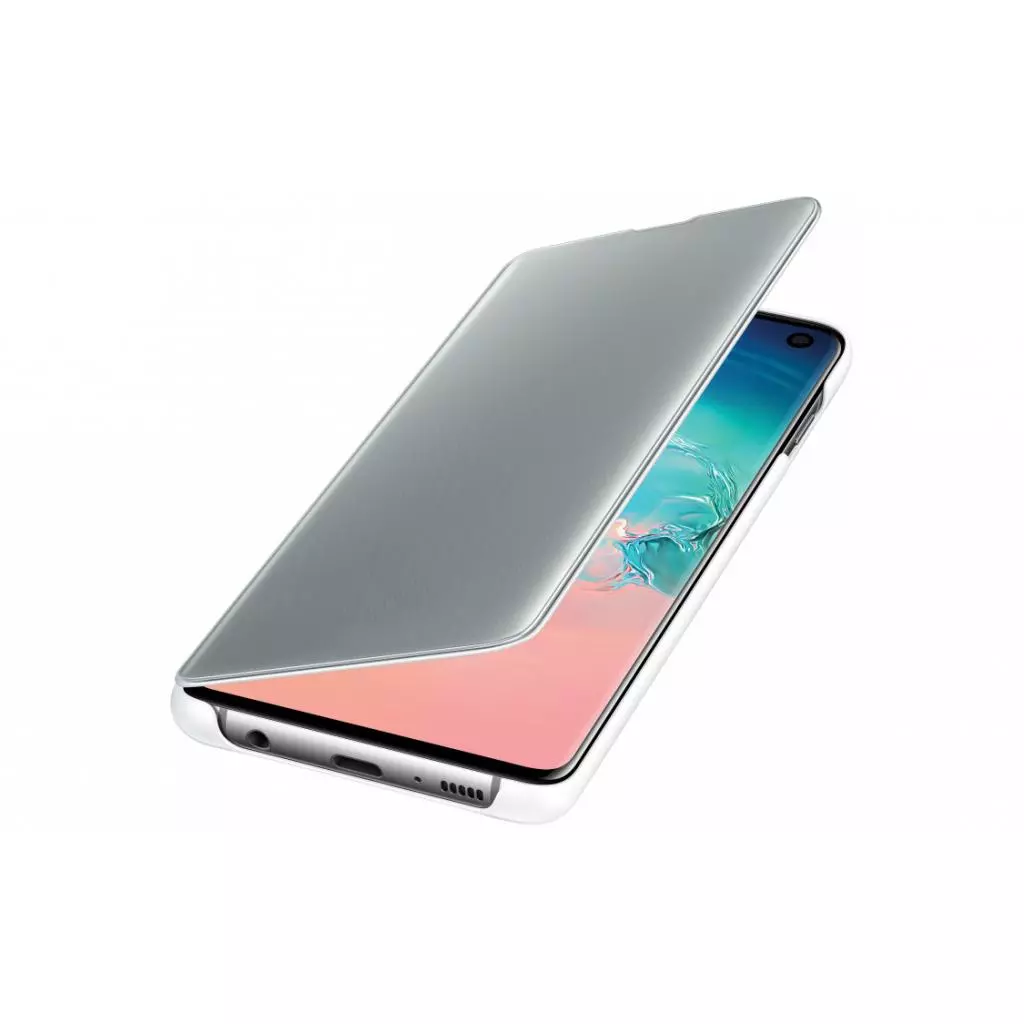 Чехол для моб. телефона Samsung Galaxy S10 (G973) Clear View Cover White (EF-ZG973CWEGRU) - 3 Чехол для моб. телефона Samsung Galaxy S10 (G973) Clear View Cover White (EF-ZG973CWEGRU) - 3
