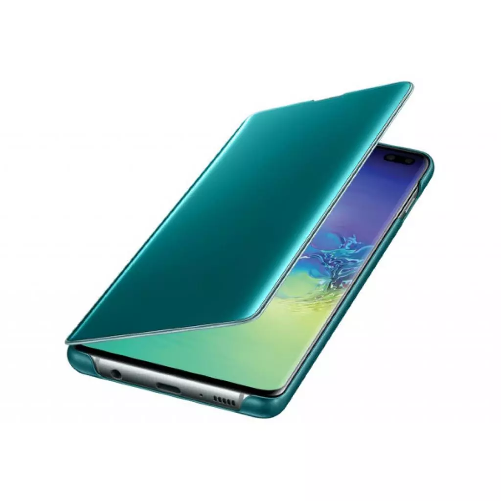 Чехол для моб. телефона Samsung Galaxy S10+ (G975) Clear View Cover Green (EF-ZG975CGEGRU) - 3 Чехол для моб. телефона Samsung Galaxy S10+ (G975) Clear View Cover Green (EF-ZG975CGEGRU) - 3