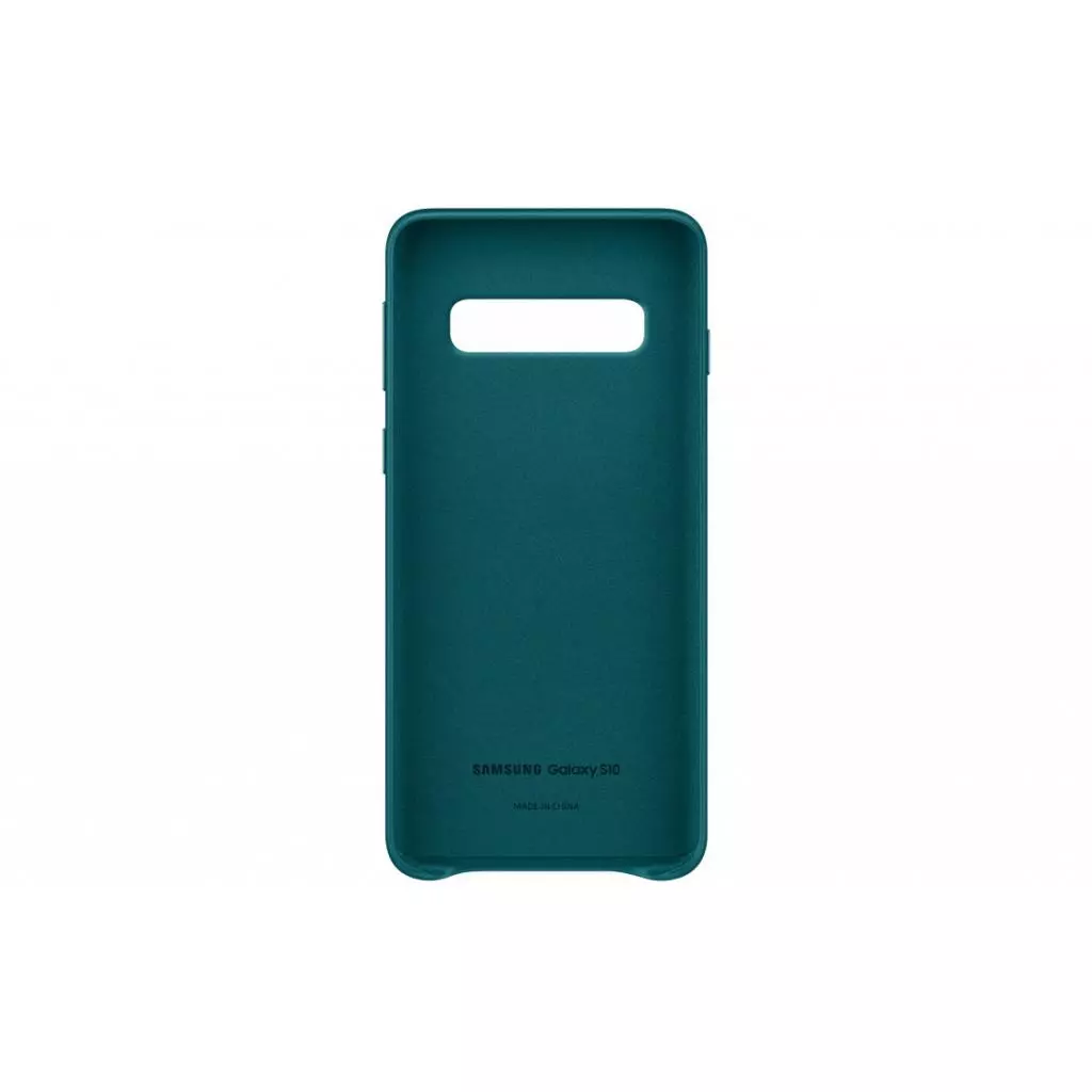 Чехол для моб. телефона Samsung Galaxy S10 (G973) Leather Cover Green (EF-VG973LGEGRU) - 2