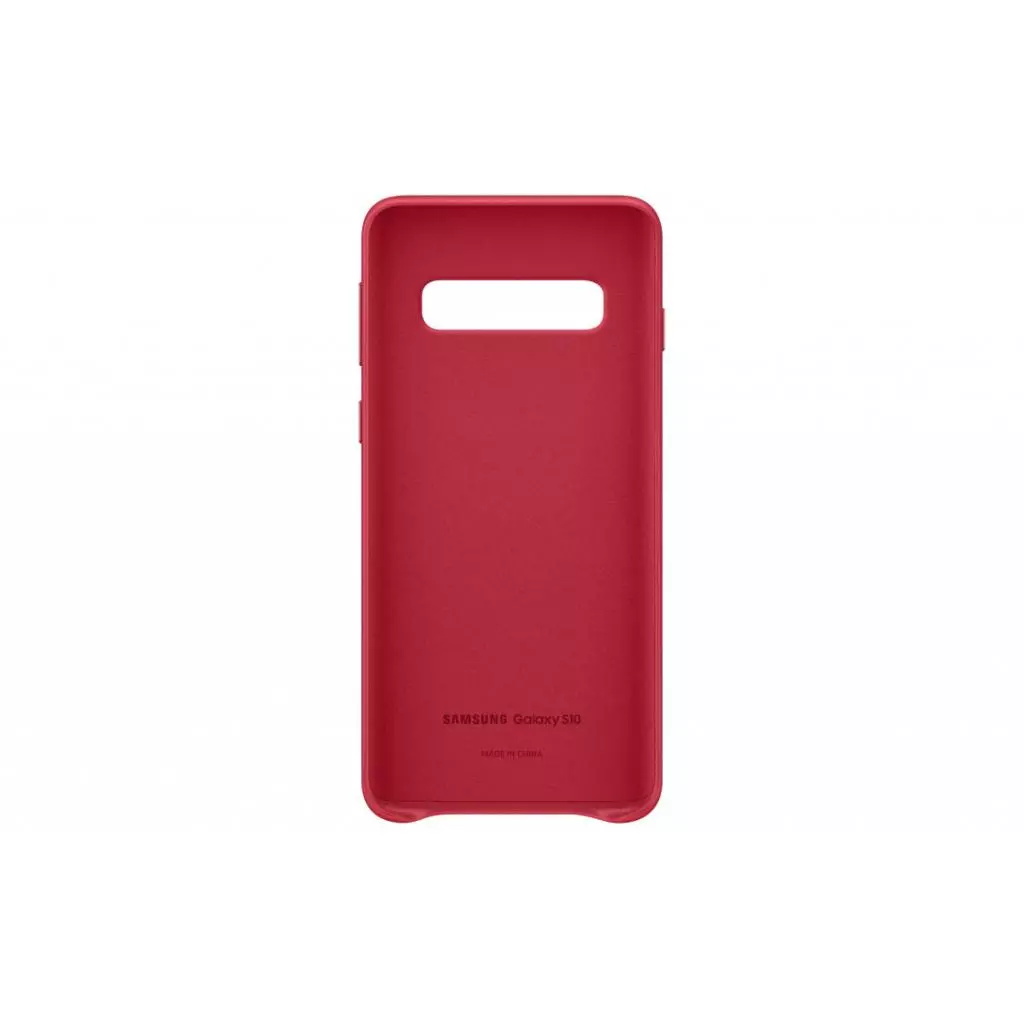 Чехол для моб. телефона Samsung Galaxy S10 (G973) Leather Cover Red (EF-VG973LREGRU) - 3 Чехол для моб. телефона Samsung Galaxy S10 (G973) Leather Cover Red (EF-VG973LREGRU) - 3