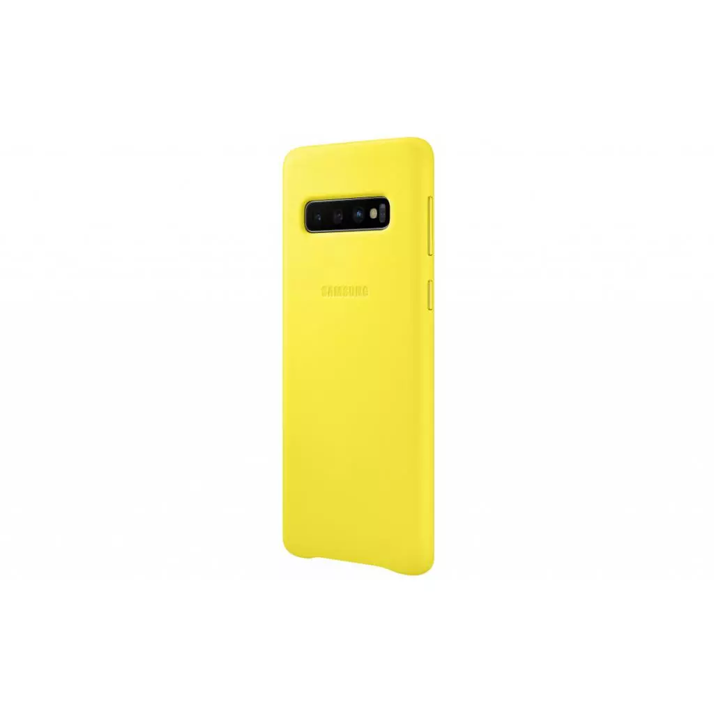 Чехол для моб. телефона Samsung Galaxy S10 (G973) Leather Cover Yellow (EF-VG973LYEGRU) - 1 Чехол для моб. телефона Samsung Galaxy S10 (G973) Leather Cover Yellow (EF-VG973LYEGRU) - 1