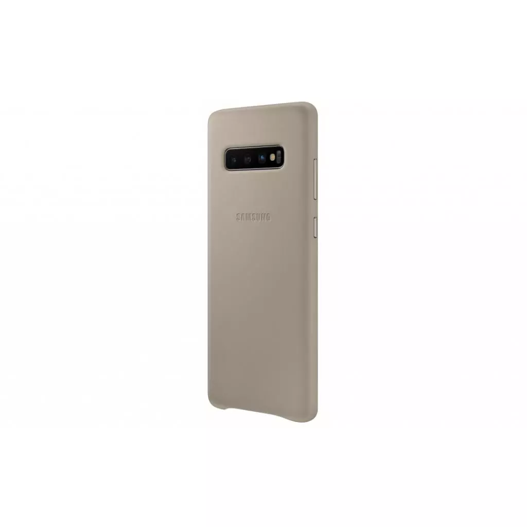 Чехол для моб. телефона Samsung Galaxy S10+ (G975) Leather Cover Gray (EF-VG975LJEGRU) - 1 Чехол для моб. телефона Samsung Galaxy S10+ (G975) Leather Cover Gray (EF-VG975LJEGRU) - 1
