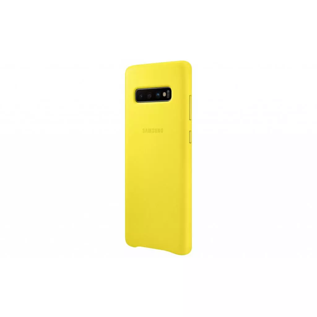 Чехол для моб. телефона Samsung Galaxy S10+ (G975) Leather Cover Yellow (EF-VG975LYEGRU) - 2 Чехол для моб. телефона Samsung Galaxy S10+ (G975) Leather Cover Yellow (EF-VG975LYEGRU) - 2