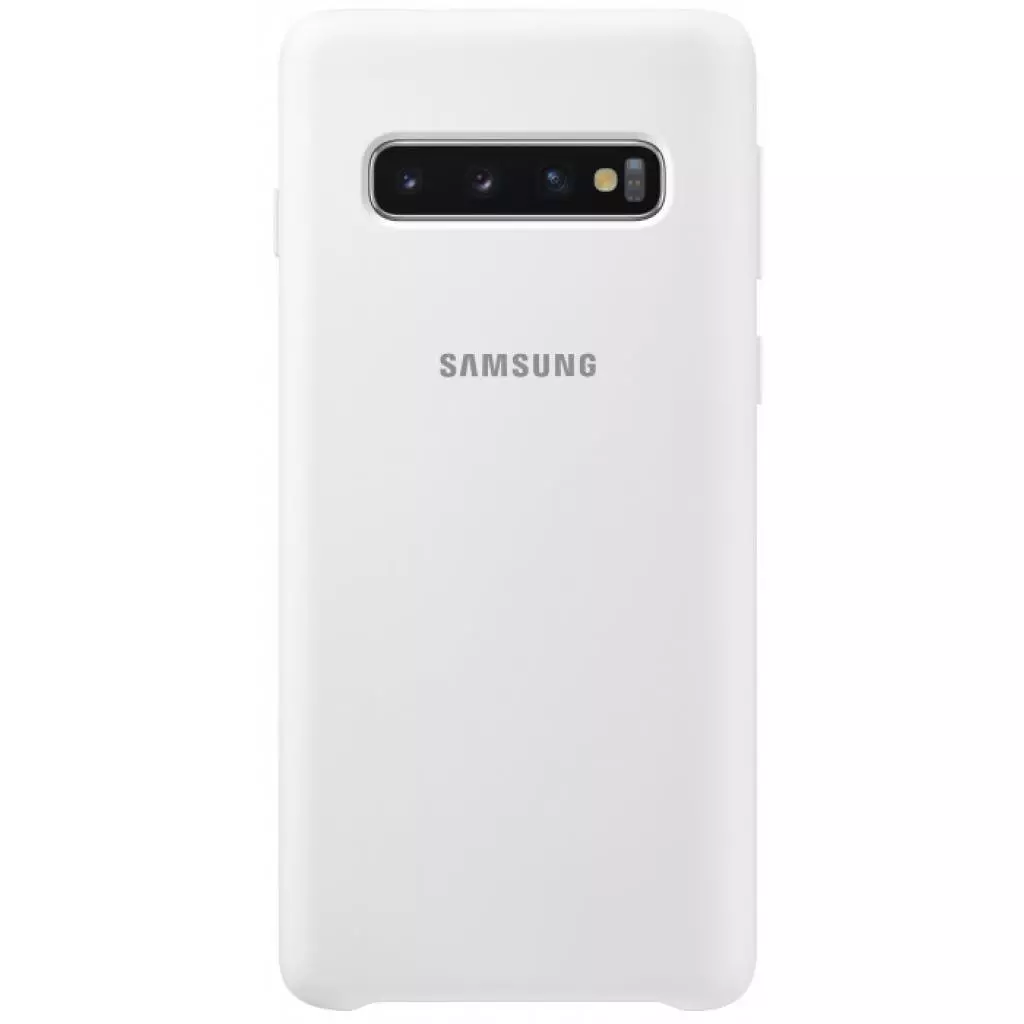 Чехол для моб. телефона Samsung Galaxy S10 (G973) Silicone Cover White (EF-PG973TWEGRU)