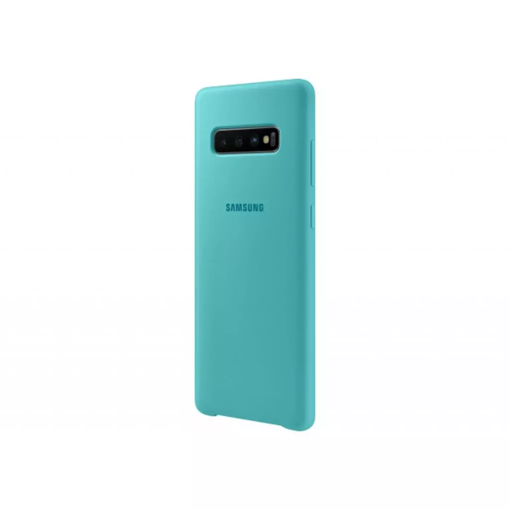 Чехол для моб. телефона Samsung Galaxy S10+ (G975) Silicone Cover Green (EF-PG975TGEGRU) - 1