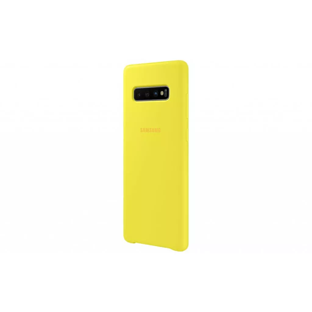 Чехол для моб. телефона Samsung Galaxy S10+ (G975) Silicone Cover Yellow (EF-PG975TYEGRU) - 1 Чехол для моб. телефона Samsung Galaxy S10+ (G975) Silicone Cover Yellow (EF-PG975TYEGRU) - 1