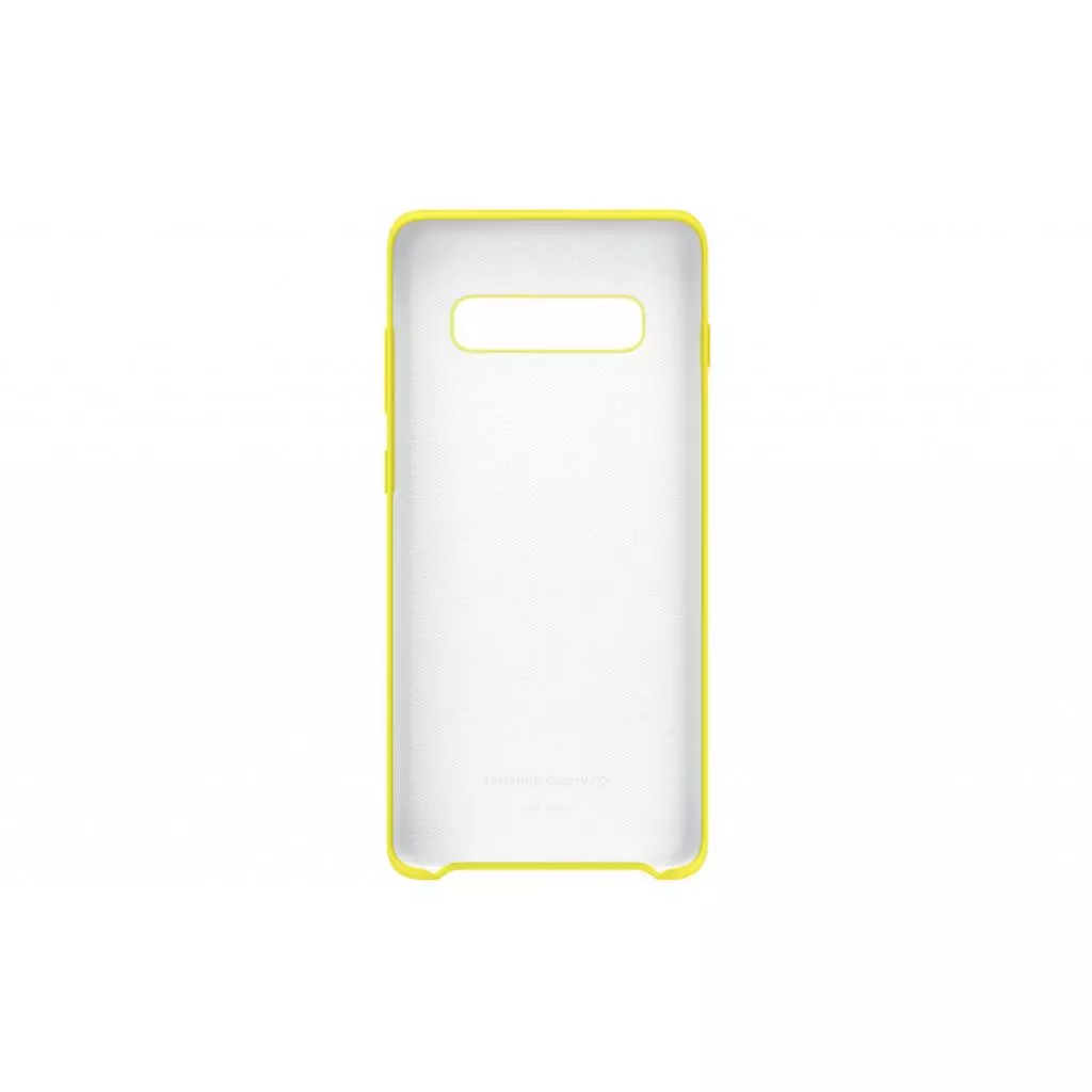 Чехол для моб. телефона Samsung Galaxy S10+ (G975) Silicone Cover Yellow (EF-PG975TYEGRU) - 2 Чехол для моб. телефона Samsung Galaxy S10+ (G975) Silicone Cover Yellow (EF-PG975TYEGRU) - 2