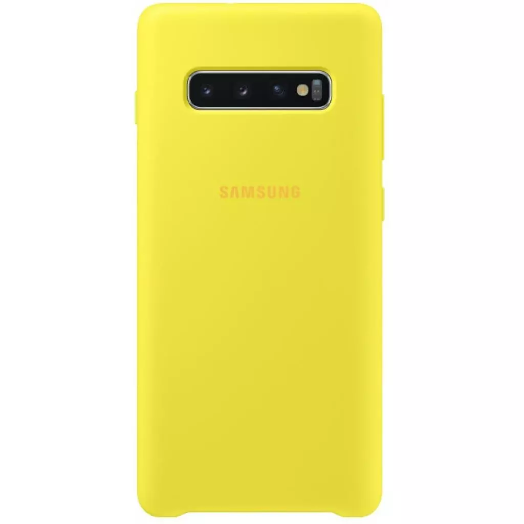 Чехол для моб. телефона Samsung Galaxy S10+ (G975) Silicone Cover Yellow (EF-PG975TYEGRU)
