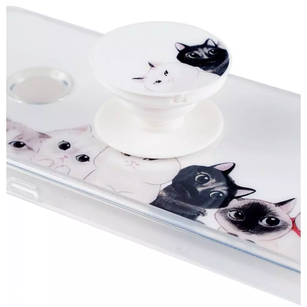 Чехол для моб. телефона DEF Xiaomi Redmi 7 Pop up stand TPU PC Cats (477407) - 1 Чехол для моб. телефона DEF Xiaomi Redmi 7 Pop up stand TPU PC Cats (477407) - 1