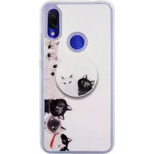 Чехол для моб. телефона DEF Xiaomi Redmi 7 Pop up stand TPU PC Cats (477407)