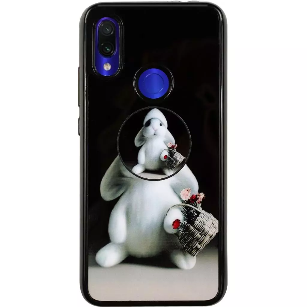 Чехол для моб. телефона DEF Xiaomi Redmi 7 Pop up stand TPU PC White Rabbit (477406)