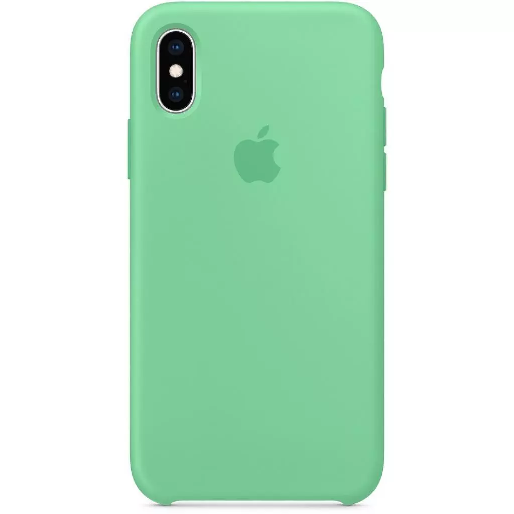 Чехол для моб. телефона Apple iPhone XS Silicone Case - Spearmint (MVF52ZM/A) - 1