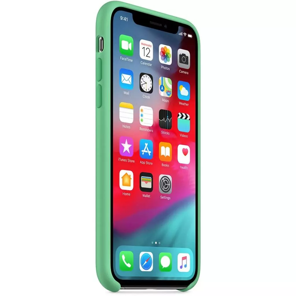 Чехол для моб. телефона Apple iPhone XS Silicone Case - Spearmint (MVF52ZM/A) - 2