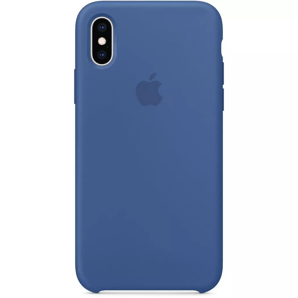 Чехол для моб. телефона Apple iPhone XS Silicone Case - Delft Blue (MVF12ZM/A) - 1 Чехол для моб. телефона Apple iPhone XS Silicone Case - Delft Blue (MVF12ZM/A) - 1