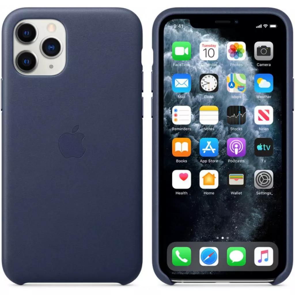 Чехол для моб. телефона Apple iPhone 11 Pro Leather Case - Midnight Blue (MWYG2ZM/A) - 5 Чехол для моб. телефона Apple iPhone 11 Pro Leather Case - Midnight Blue (MWYG2ZM/A) - 5