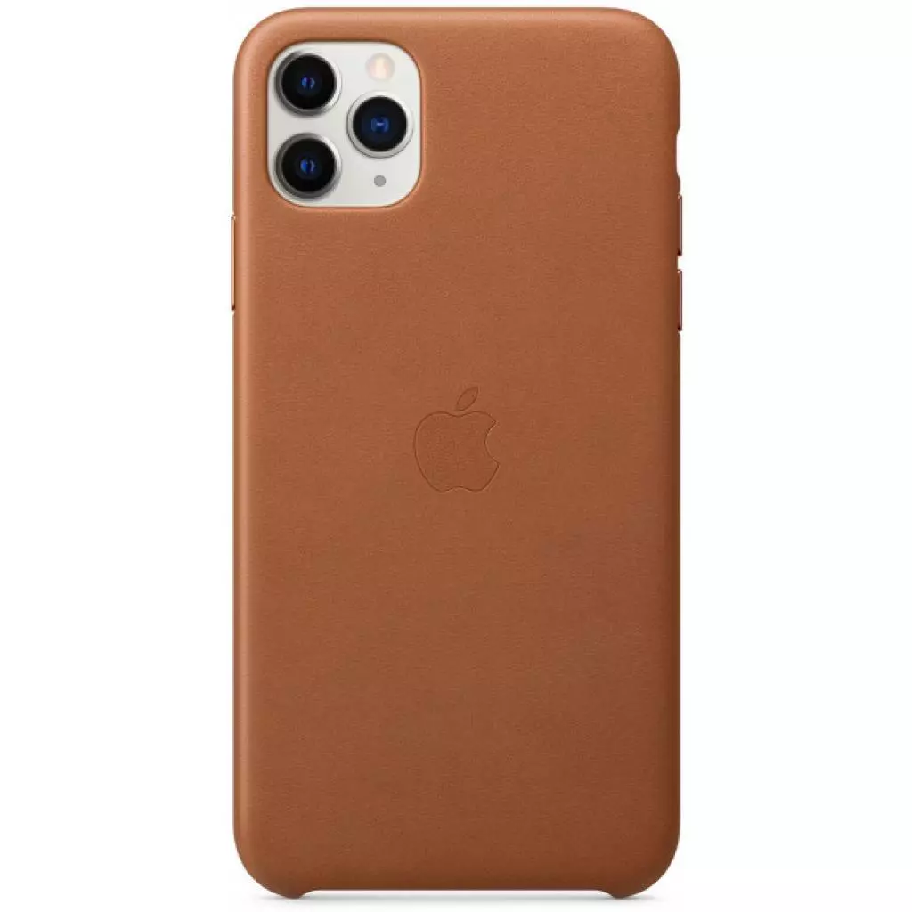 Чехол для моб. телефона Apple iPhone 11 Pro Max Leather Case - Saddle Brown (MX0D2ZM/A) - 1