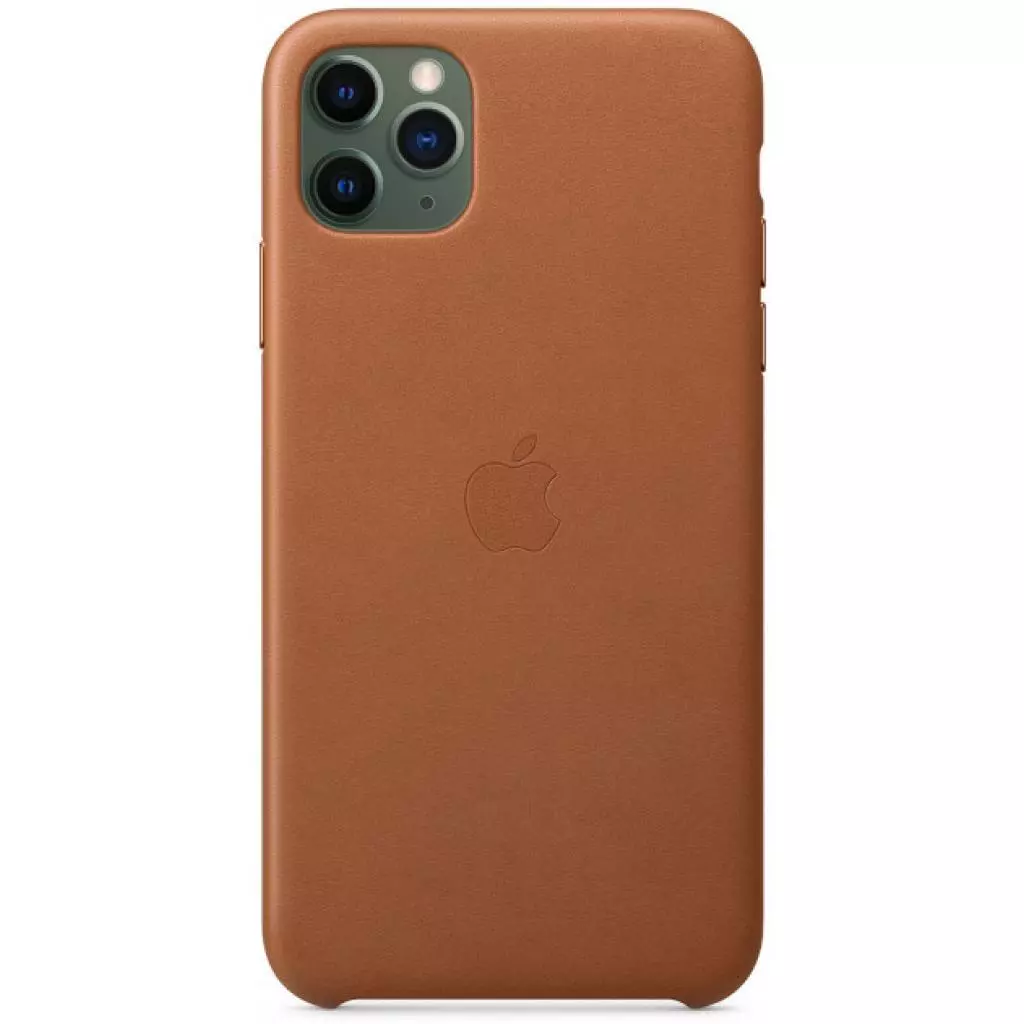 Чехол для моб. телефона Apple iPhone 11 Pro Max Leather Case - Saddle Brown (MX0D2ZM/A) - 2