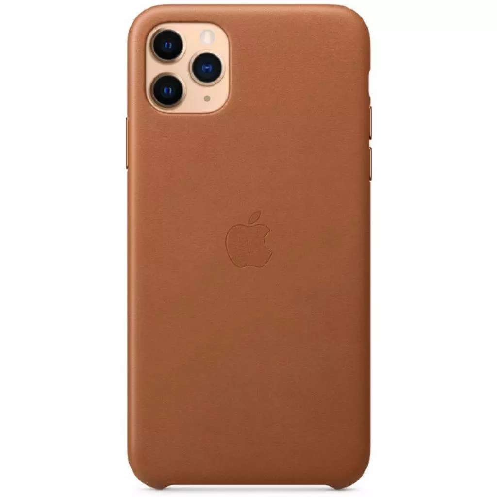 Чехол для моб. телефона Apple iPhone 11 Pro Max Leather Case - Saddle Brown (MX0D2ZM/A) - 3