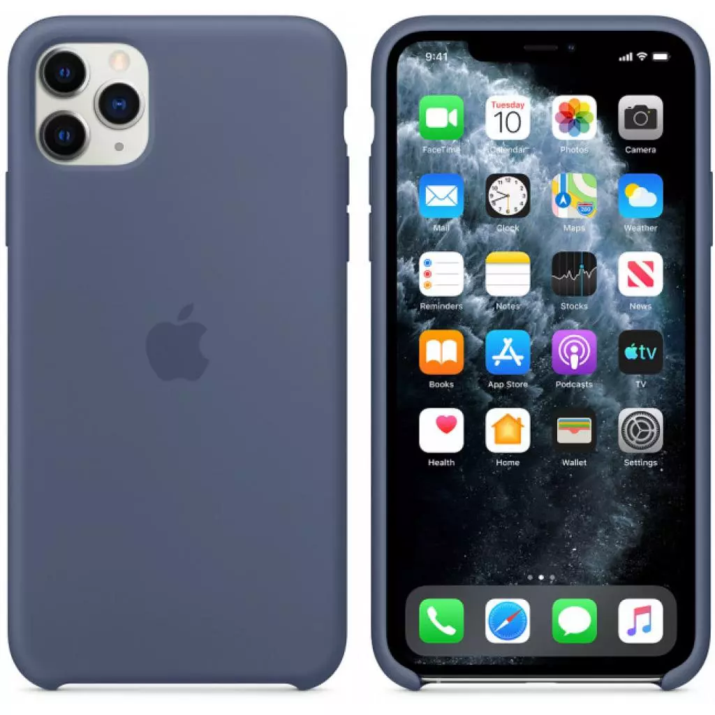 Чехол для моб. телефона Apple iPhone 11 Pro Max Silicone Case - Alaskan Blue (MX032ZM/A) - 5 Чехол для моб. телефона Apple iPhone 11 Pro Max Silicone Case - Alaskan Blue (MX032ZM/A) - 5