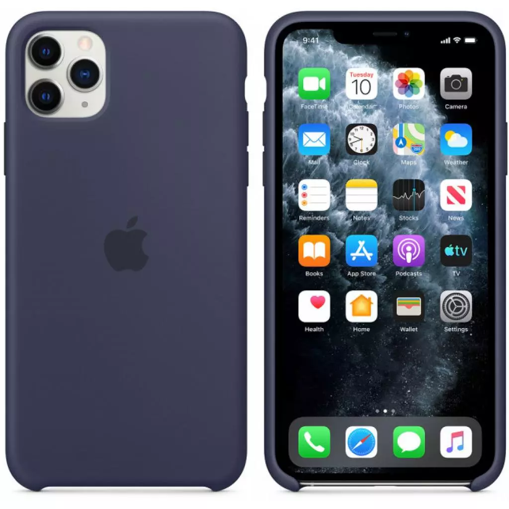 Чехол для моб. телефона Apple iPhone 11 Pro Max Silicone Case - Midnight Blue (MWYW2ZM/A) - 5