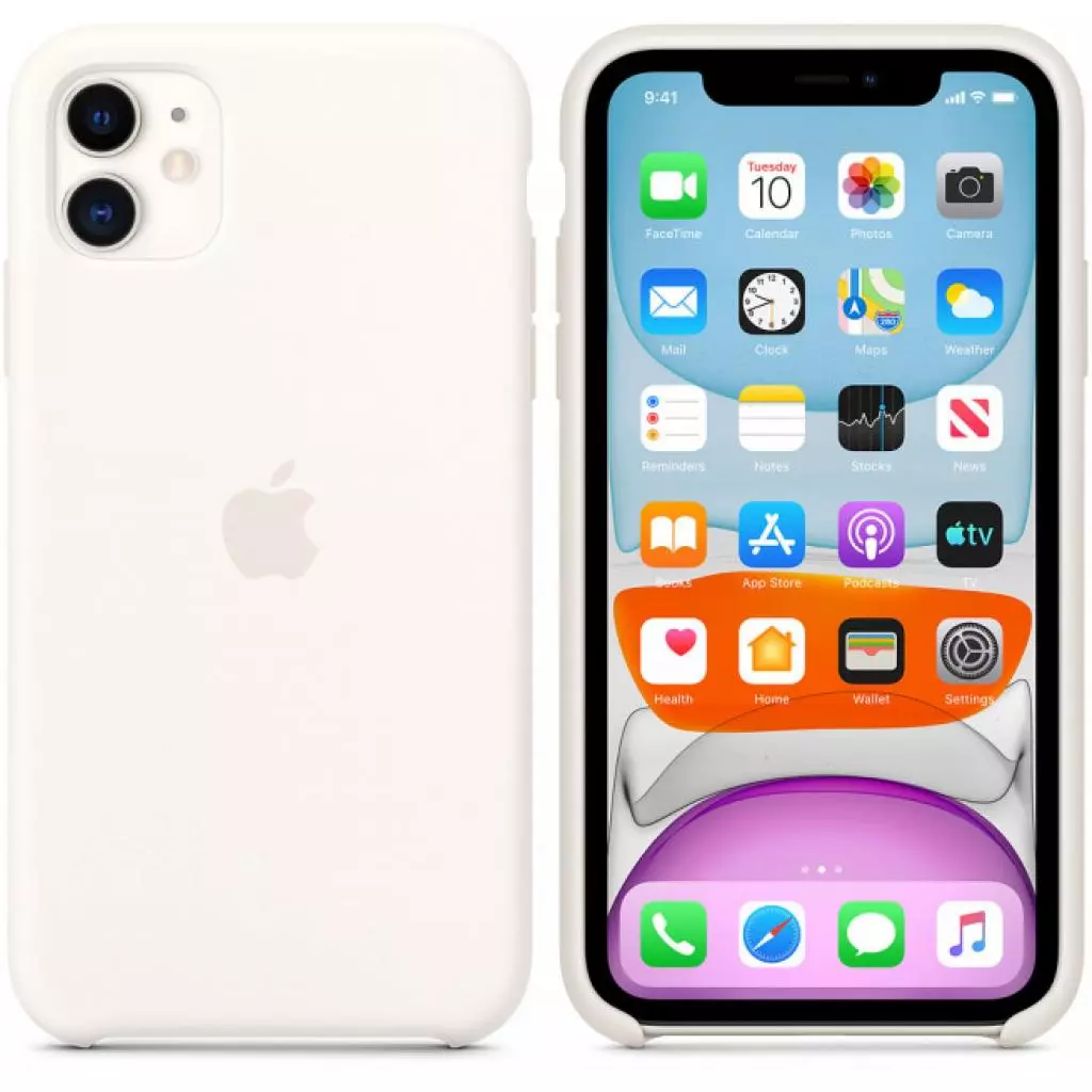 Чехол для моб. телефона Apple iPhone 11 Silicone Case - White (MWVX2ZM/A) - 5 Чехол для моб. телефона Apple iPhone 11 Silicone Case - White (MWVX2ZM/A) - 5