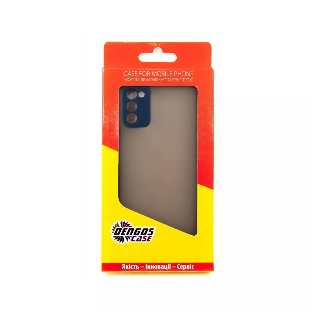 Чехол для моб. телефона Dengos Matt Samsung Galaxy A03s blue (DG-TPU-MATT-86) - 2
