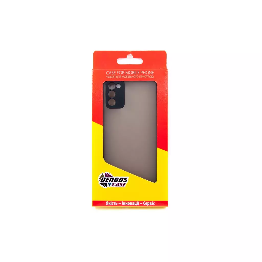 Чехол для моб. телефона Dengos Matt Samsung Galaxy A03s black (DG-TPU-MATT-85) - 3