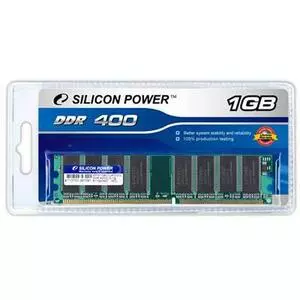 Модуль памяти для компьютера DDR SDRAM 1GB 400 MHz Silicon Power (SP001GBLDU400O02)