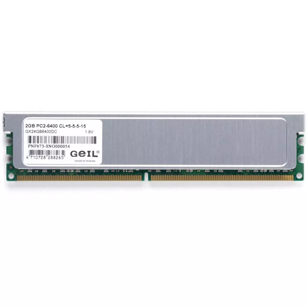 Модуль памяти для компьютера DDR2 4GB (2х2GB) 800 MHz Geil (GX24GB6400DC) - 3