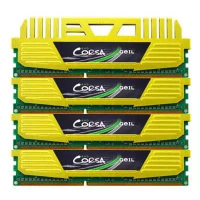 Модуль памяти для компьютера DDR3 16GB (4x4GB) 2133 MHz Geil (GOC316GB2133C10AQC)