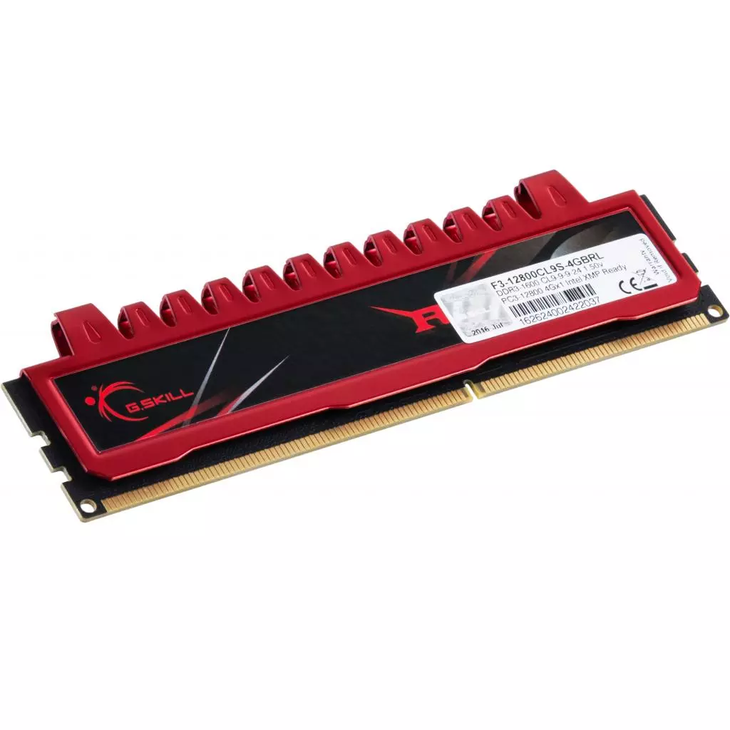 Модуль памяти для компьютера DDR3 4GB 1600 MHz G.Skill (F3-12800CL9S-4GBRL) - 1
