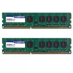 Модуль памяти для компьютера DDR3 8GB (2x4GB) 1333 MHz Silicon Power (SP008GBLTU133V22 / SP008GBLTU133V02)