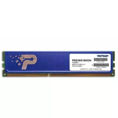 Модуль памяти для компьютера DDR3 8GB 1600 MHz Patriot (PSD38G16002H)