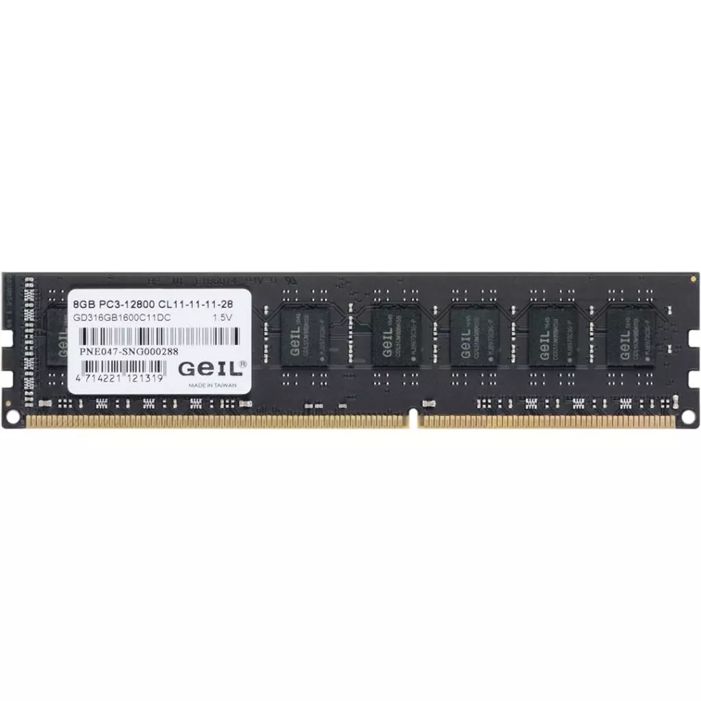 Модуль памяти для компьютера DDR3 16GB (2x8GB) 1600 MHz Geil (GD316GB1600C11DC) - 1 Модуль памяти для компьютера DDR3 16GB (2x8GB) 1600 MHz Geil (GD316GB1600C11DC) - 1