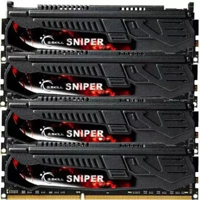 Модуль памяти для компьютера DDR3 16GB (4x4GB) 2133 MHz G.Skill (F3-2133C10Q-16GSR)