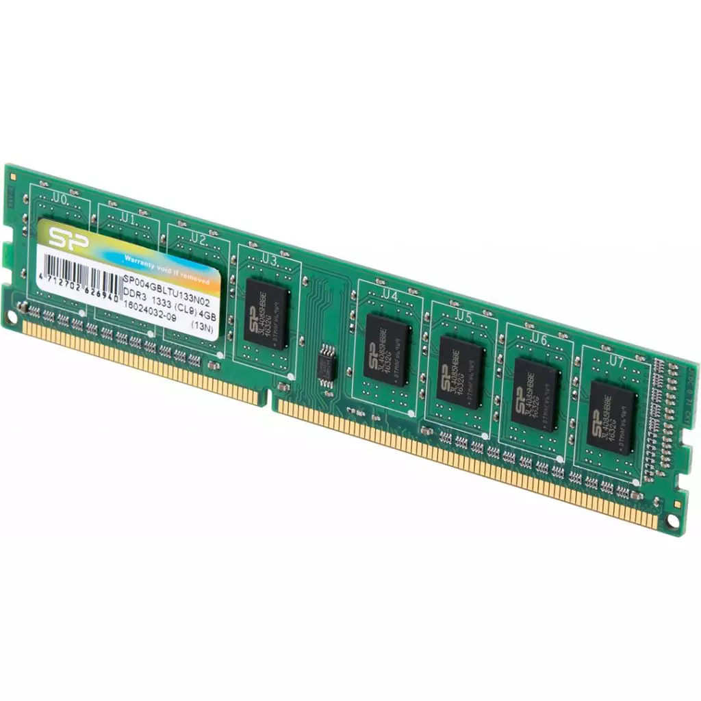 Модуль памяти для компьютера DDR3 4GB 1333 MHz Silicon Power (SP004GBLTU133N02 / SP004GBLTU133N01) - 2